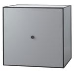 Storage units, Frame 49 box with door, dark grey, Gray