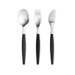 Cutlery, Focus De Luxe cutlery, set of 12, Silver