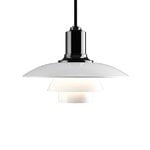 PH 2/1 pendant, metallised black, opal glass PH 2/1 pendant, metallised black, opal glass