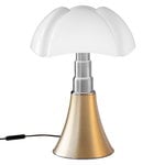 Lighting, Pipistrello Medium table lamp, dimmable, brass, Gold