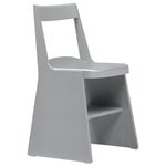 Dining chairs, MC19 Fronda chair, grey - silver, Grey