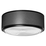 Flush ceiling lights, G13 ceiling lamp, large, black, Black