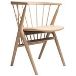 No 8 chair, soaped oak - honey leather No 8 chair, soaped oak - honey leather