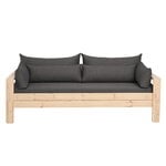 Sofa beds, Kaiku sofa bed, pine - grey Hopper 67, Gray