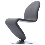 System 1-2-3 dining chair, grey fabric System 1-2-3 dining chair, grey fabric