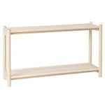 Kids' small storage, Kamu table self, birch, Natural