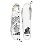 Moomin pocket knife, Moomintroll and Groke