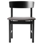 Mogensen 3236 chair, black oak - black leather Mogensen 3236 chair, black oak - black leather