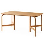 Dining tables, Aldus table 160 x 85 cm, oiled oak - oak veneer, Natural