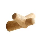 Woud Tail Wing hook, small, oak