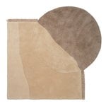 View tufted rug, beige