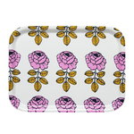 Vihkiruusu tray, off white - pink - dark blue Vihkiruusu tray, off white - pink - dark blue