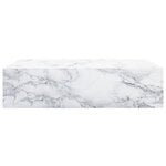 , Module Marble countertop, 100 cm, white Carrara, White