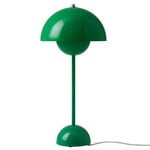 Flowerpot VP3 table lamp, signal green