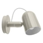 , Noc Wall Button wall lamp, off white, White