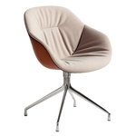 About A Chair AAC121 Soft Duo, alum.-Steelcut Trio226-leather About A Chair AAC121 Soft Duo, alum.-Steelcut Trio226-leather