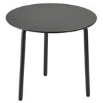 Patio tables, August side table, 40 cm, black, Black