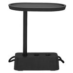 Patio tables, Brick table, anthracite, Black