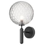 Exterior lamps, Miira Outdoor wall lamp, black - optic clear, Black