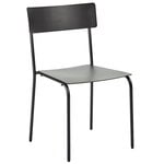 Patio chairs, August chair, narrow, black, Black