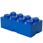 Boîtes de rangement, Lego Storage Brick 8, bleu, Bleu