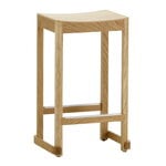 Atelier bar stool, 65 cm, lacquered oak
