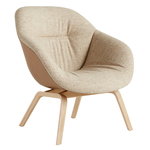 About A Lounge Chair AAL83 Soft Duo, oak-Bolgheri LGG60-leather About A Lounge Chair AAL83 Soft Duo, oak-Bolgheri LGG60-leather