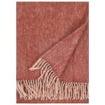 Blankets, Revontuli mohair blanket, powder - maroon, Red