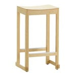 Bar stools & chairs, Atelier bar stool, 65 cm, lacquered ash, Natural