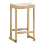 Bar stools & chairs, Atelier bar stool, 65 cm, lacquered beech, Natural