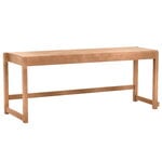 Benches, Bench 01, warm brown wood, Natural