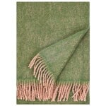 Blankets, Revontuli mohair blanket, powder - olive, Green