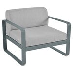 Outdoor lounge chairs, Bellevie armchair, storm grey - flannel grey, Gray