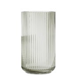 Lyngby glass vase, 31 cm, smoke Lyngby glass vase, 31 cm, smoke