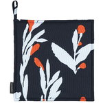 Marimekko Pieni Hyhmä pannulappu, tummansininen - oranssi - sininen