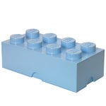 Storage containers, Lego Storage Brick 8, light royal blue, Light blue