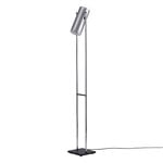 Warm Nordic Trombone floor lamp, aluminium