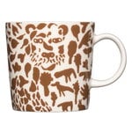 Cups & mugs, OTC Cheetah mug 0,3 L, brown, White
