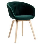 About A Chair AAC23 Soft, matt lacquered oak - Lola dark green About A Chair AAC23 Soft, matt lacquered oak - Lola dark green