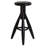 Artek Rocket bar stool, black