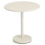 Muuto Linear Steel Café table, round, 70 cm, off white