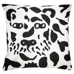 Tyynynpäälliset, OTC Gepardi tyynynpäällinen, 47 x 47 cm, mustavalkoinen, Valkoinen