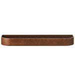 Wall shelves, Epoch shelf 79, dark stained oak - black, Brown