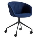 Chaises de bureau, About A Chair AAC25 Soft, noir - Remix 773, Bleu