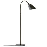 Floor lamps, Bellevue AJ7 floor lamp, stone grey - bronzed brass, Gray