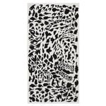 Bath towels, OTC Cheetah bath towel, black - white, Black & white