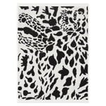 OTC Cheetah hand towel, black - white