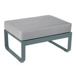 Outdoor lounge chairs, Bellevie 1-seater ottoman, storm grey - flannel grey, Grey