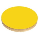 Memory boards, Noteboard round, 50 cm, yellow, Yellow