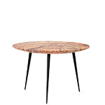 Disc side table, small, jungle brown marble Disc side table, small, jungle brown marble